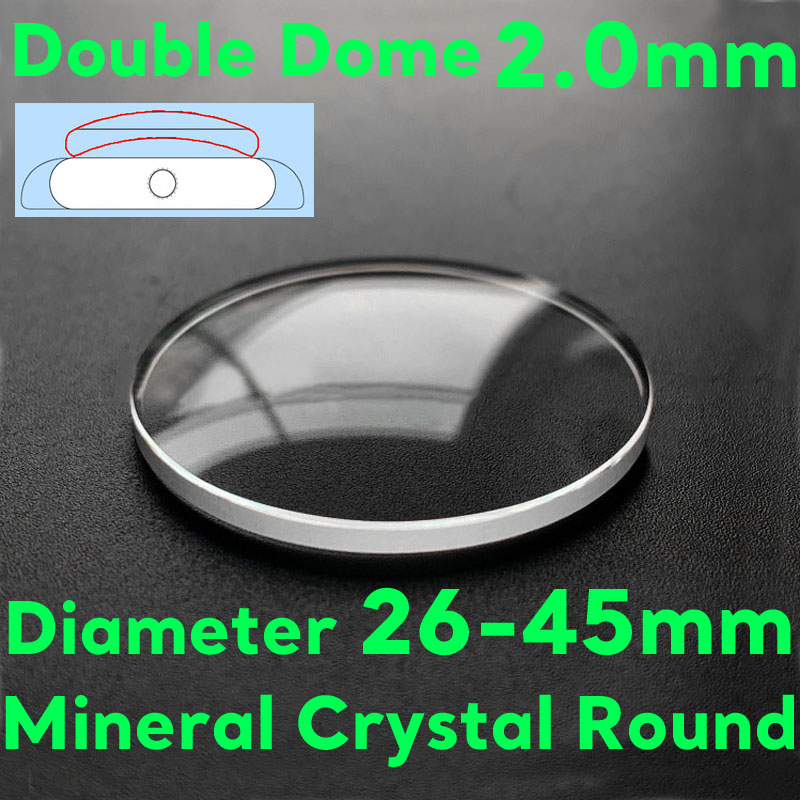 Watch Crystal Replacement - Jam tangan kristal kubah ganda ketebalan