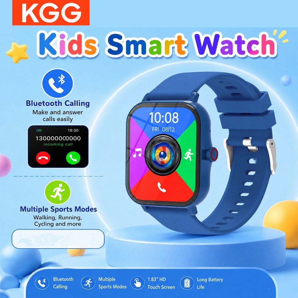 Smartwatch Watches For Kid Boy Waterproof - Jam Tangan Pintar Anak 1.83'' Layar