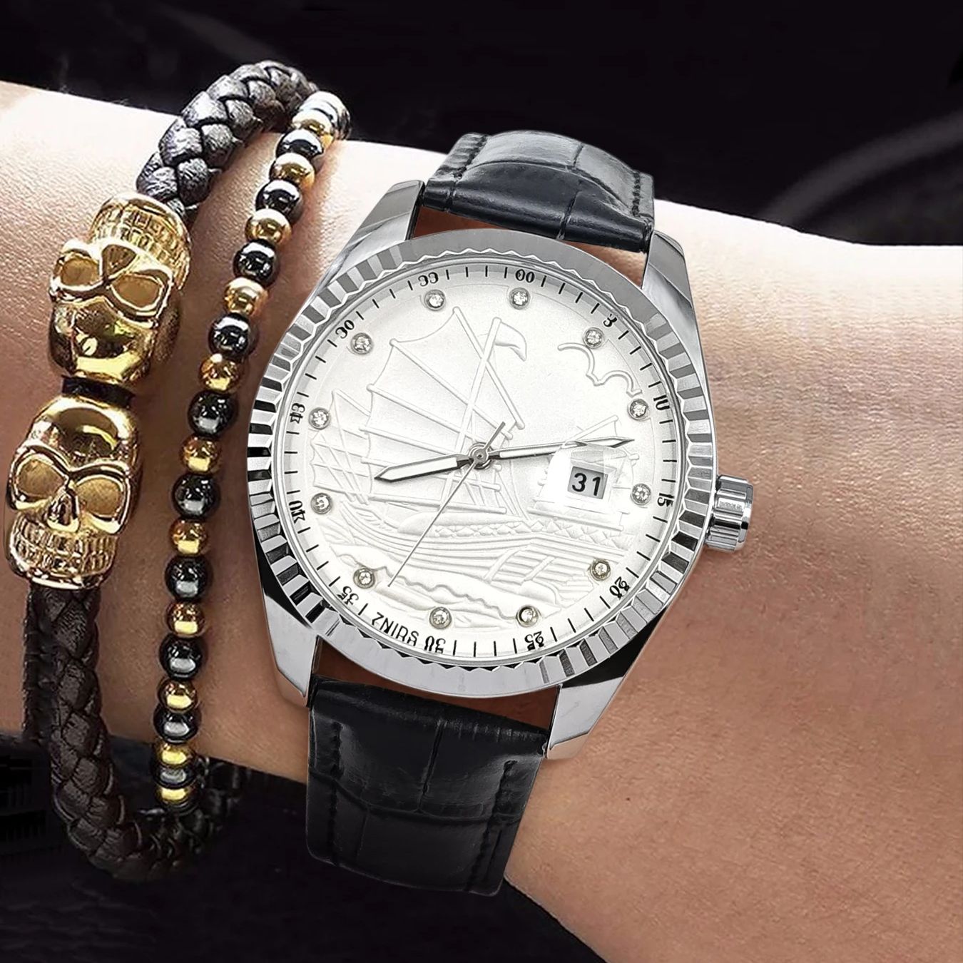 Smartwatch Watches Best Gift For Men - Jam Tangan Pria Mewah Kelas Atas