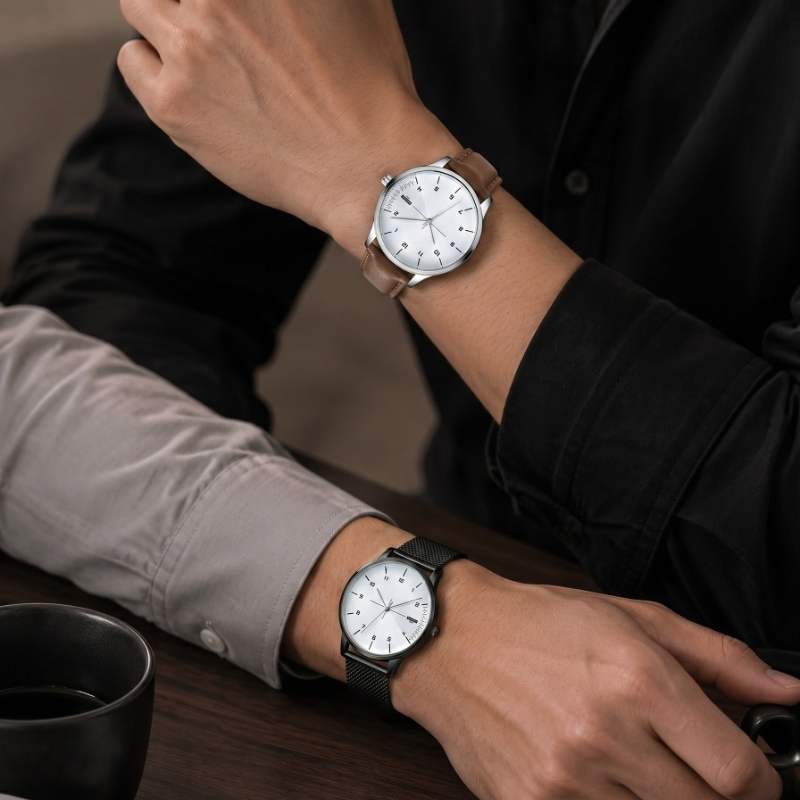 Smartwatch Watches Best Gift For Men - 2 Buah Jam Tangan Bisnis Pria