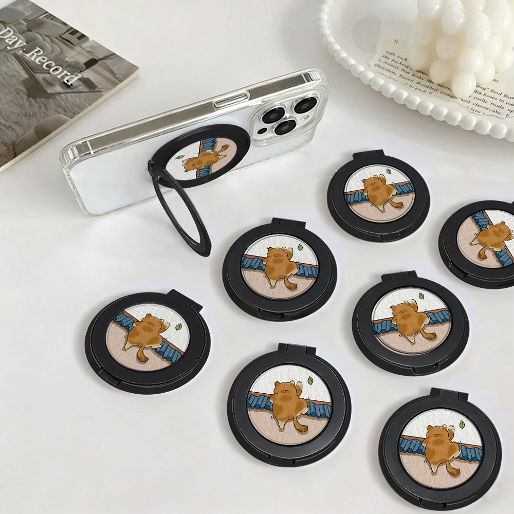 Watch Es - Penyangga Ponsel Universal Motif Kucing Kartun,