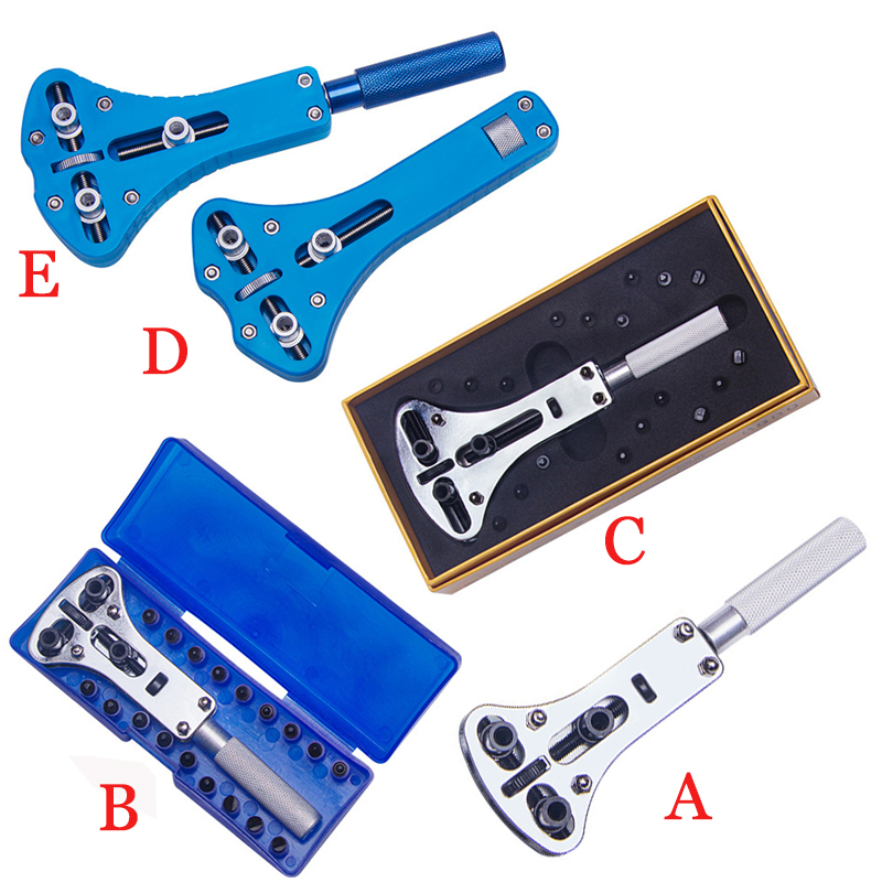 Case Back Opener - A/B/C/D/E jam tangan gaya alat pembuka