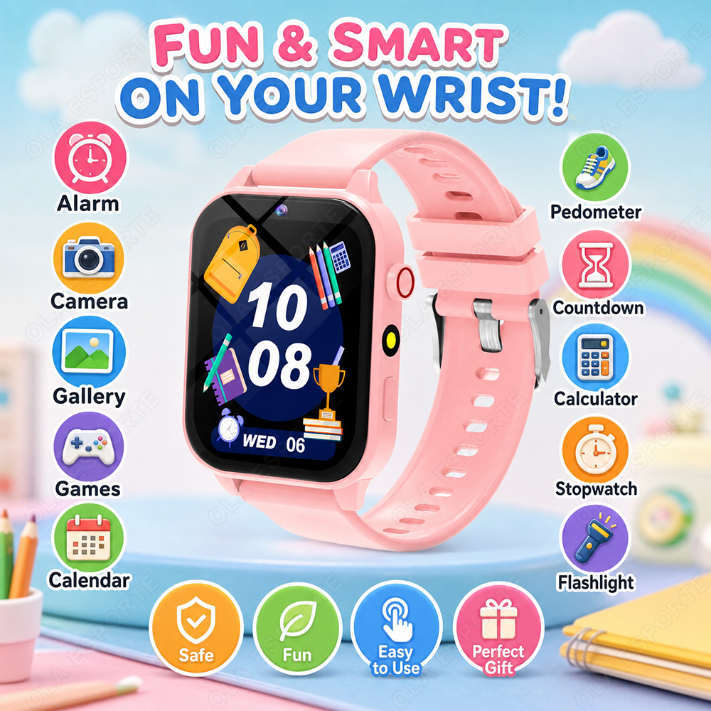 Smartwatch Watches Gift For Boys On Birthday - Jam Tangan Pintar Baru untuk Anak-anak