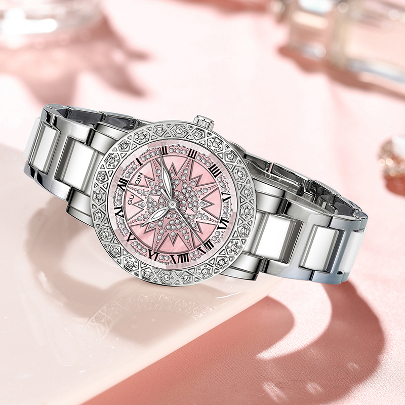 GUANQIN Jam Tangan Wanita Jam  - Luxury Ceramic Watch ulasan dan harga