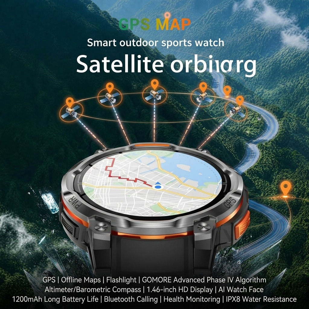 Jam Tangan Pintar Ultra GPS Ba - Smartwatch Watch Whatsapp ulasan dan harga
