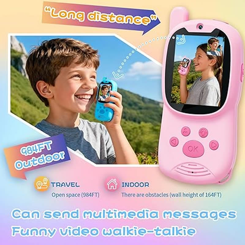 Walkie Talkie Lucu 2 Buah Isi  - Smartwatch Watches For Kid Boy Waterproof ulasan dan harga
