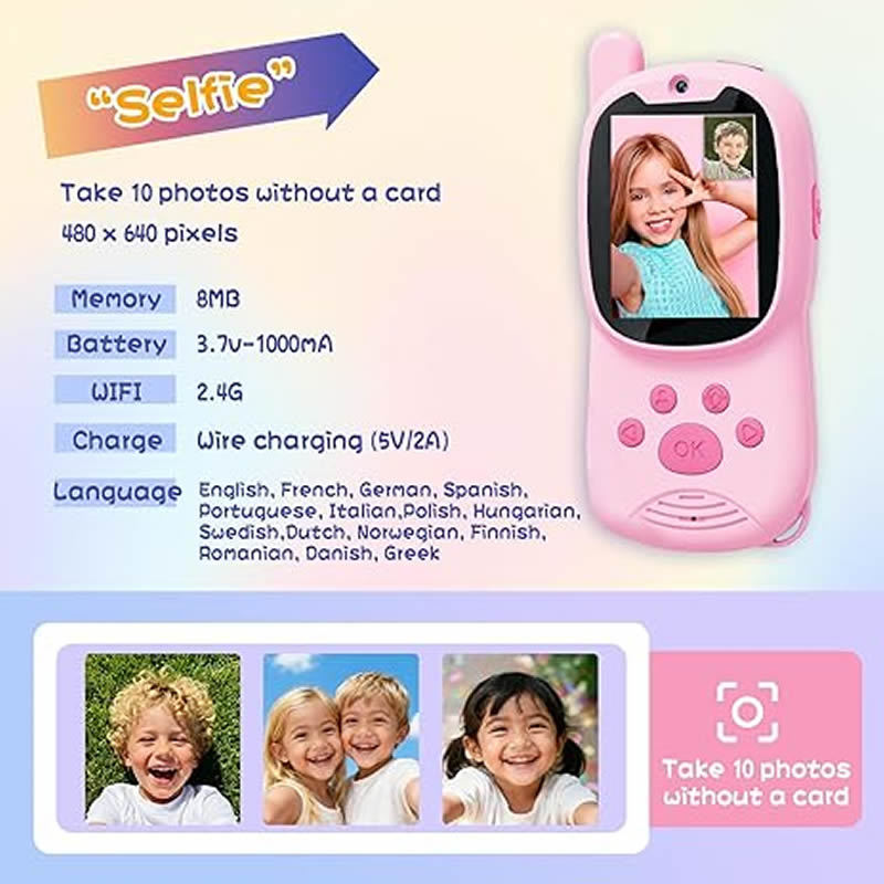 Walkie Talkie Lucu 2 Buah Isi  - Smartwatch Watches For Kid Boy Waterproof ulasan dan harga
