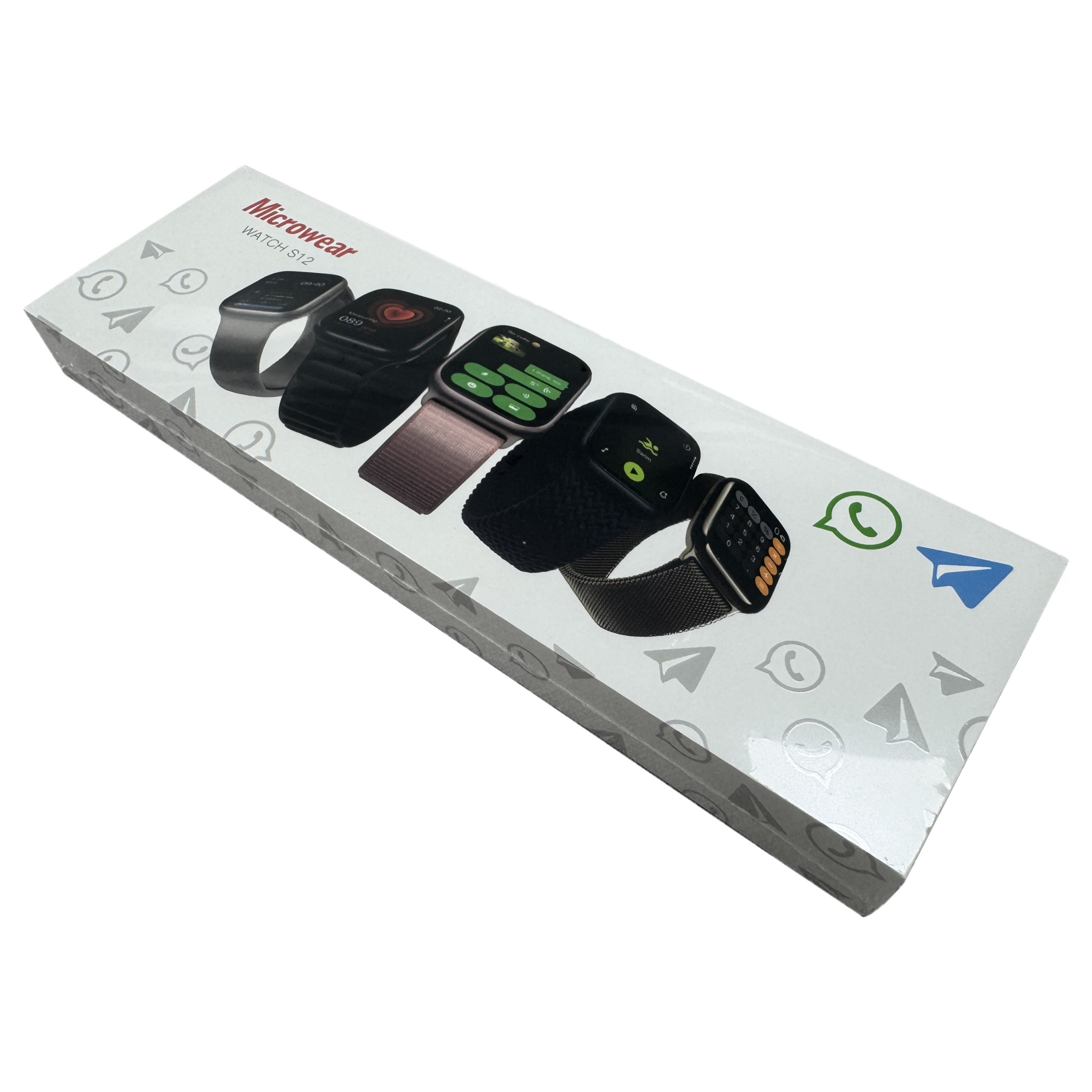 Jam Tangan Pintar Telegram Wha - Smartwatch Watch Whatsapp ulasan dan harga