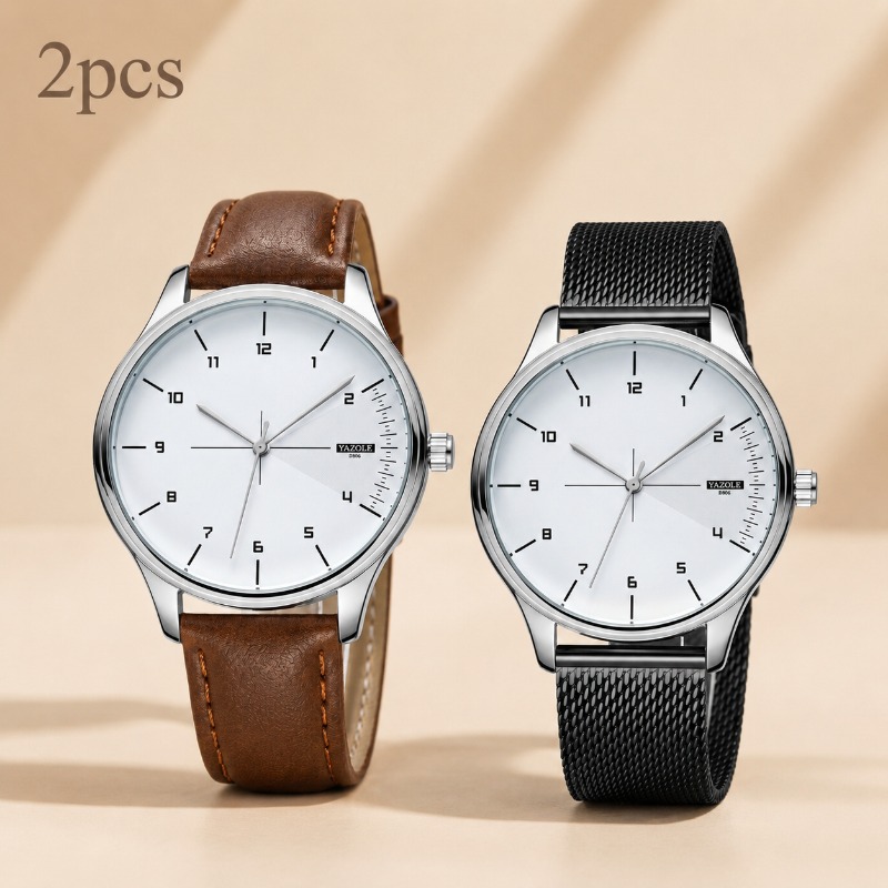 2 Buah Jam Tangan Bisnis Pria  - Smartwatch Watches Best Gift For Men ulasan dan harga