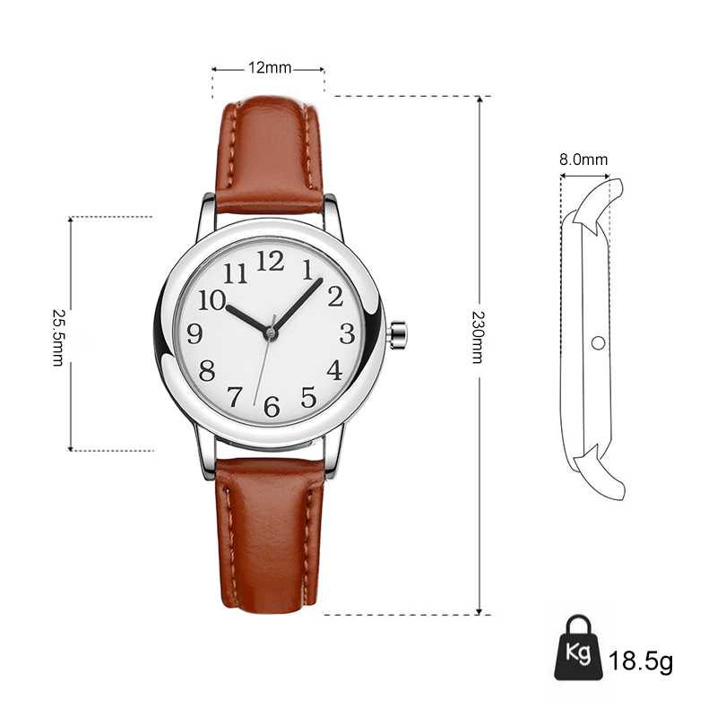 Jam Tangan Wanita Slim Tali Pu - Leather Watch Strap ulasan dan harga