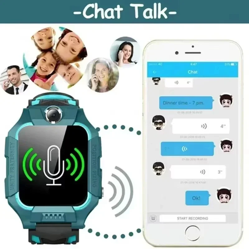 Lenovo 2026 Jam Tangan Pintar  - Smartwatch Watches For Kid Boy Waterproof ulasan dan harga