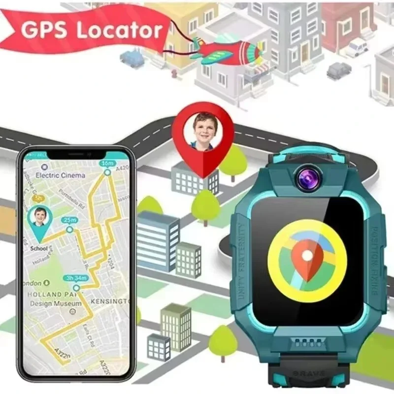 Lenovo 2026 Jam Tangan Pintar  - Smartwatch Watches For Kid Boy Waterproof ulasan dan harga