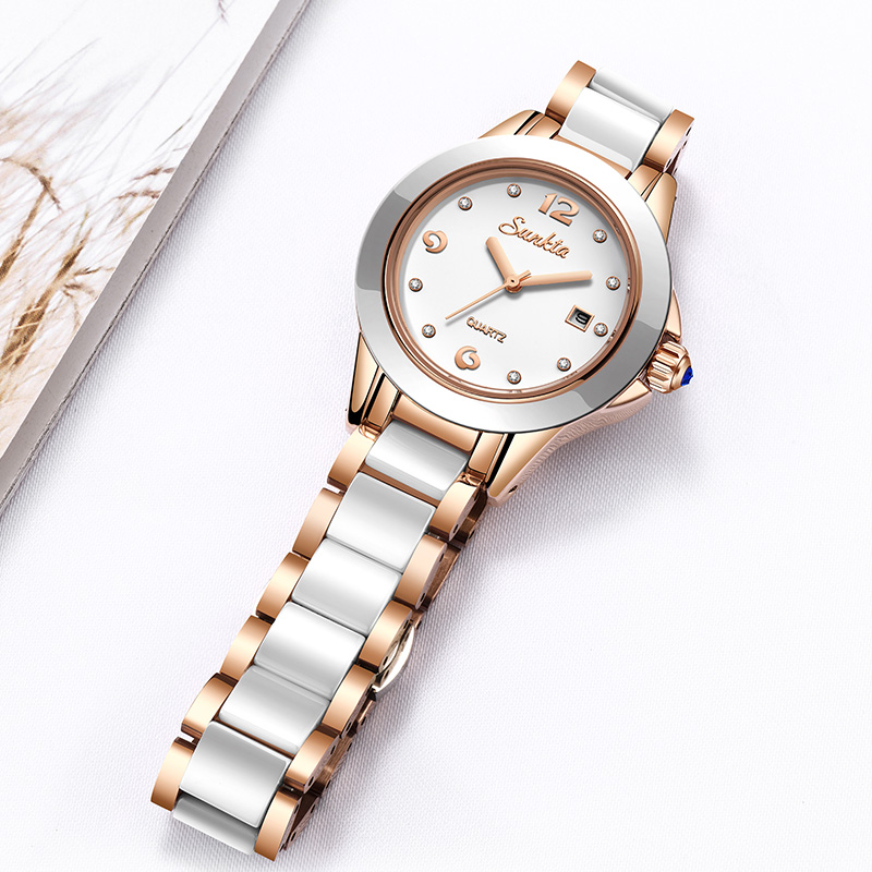 Sunkta Jam Tangan Wanita Kuars - Luxury Ceramic Watch ulasan dan harga