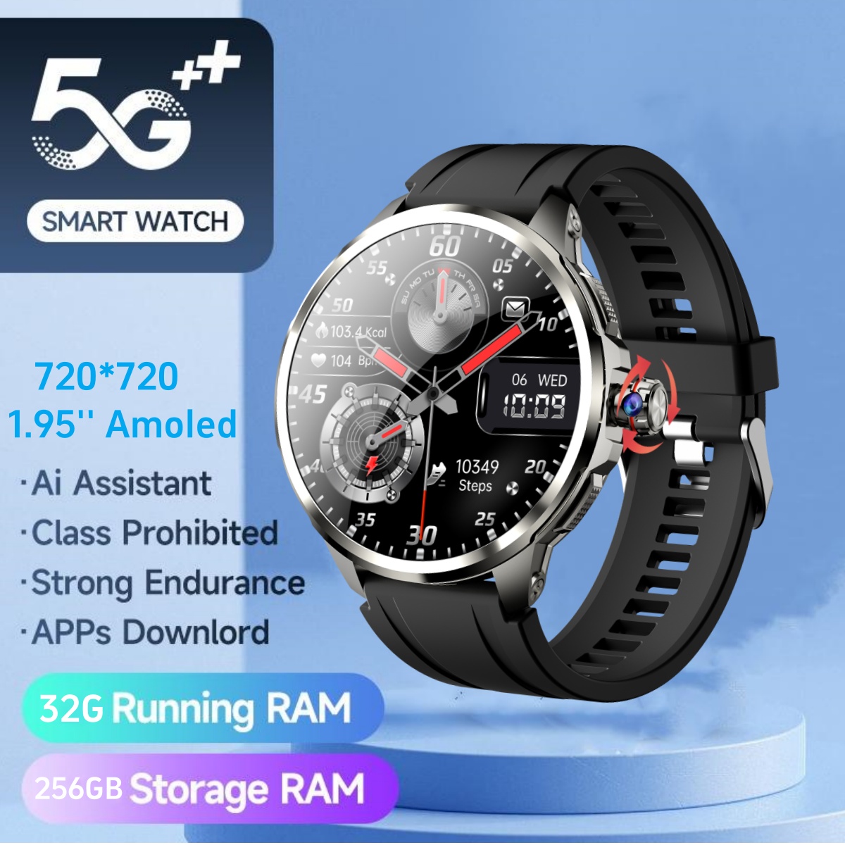 H99 jam tangan pintar 1.95 inc - Smartwatch Watch Whatsapp ulasan dan harga