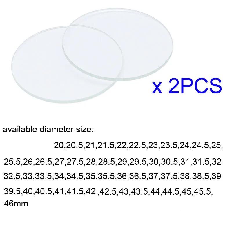 【2PCS】Kaca Jam Tangan Bulat Ke - Watch Crystal Replacement ulasan dan harga