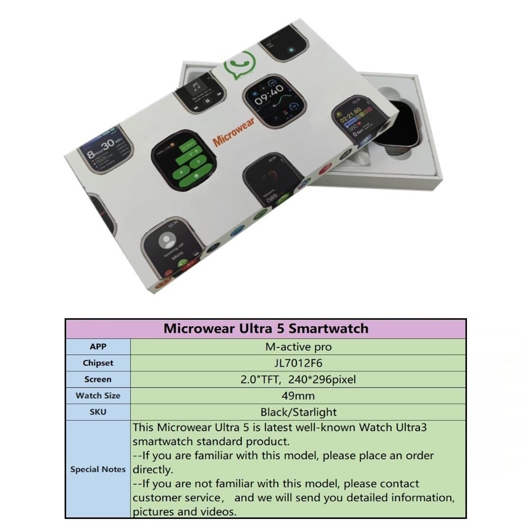 Jam Tangan Pintar Microwear Wa - Smartwatch Watch Whatsapp ulasan dan harga