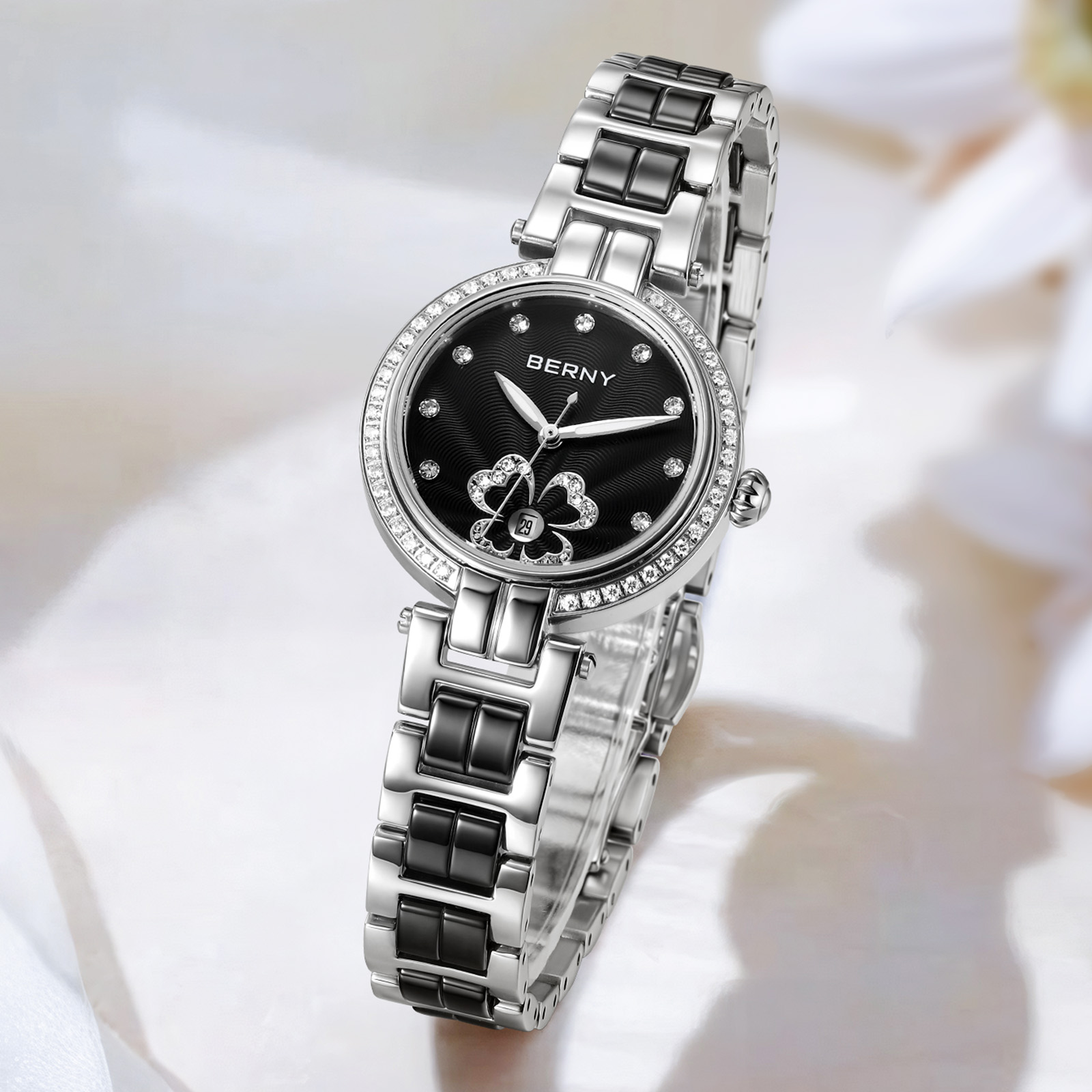 BERNY Jam Tangan Wanita Jam Ta - Luxury Ceramic Watch ulasan dan harga