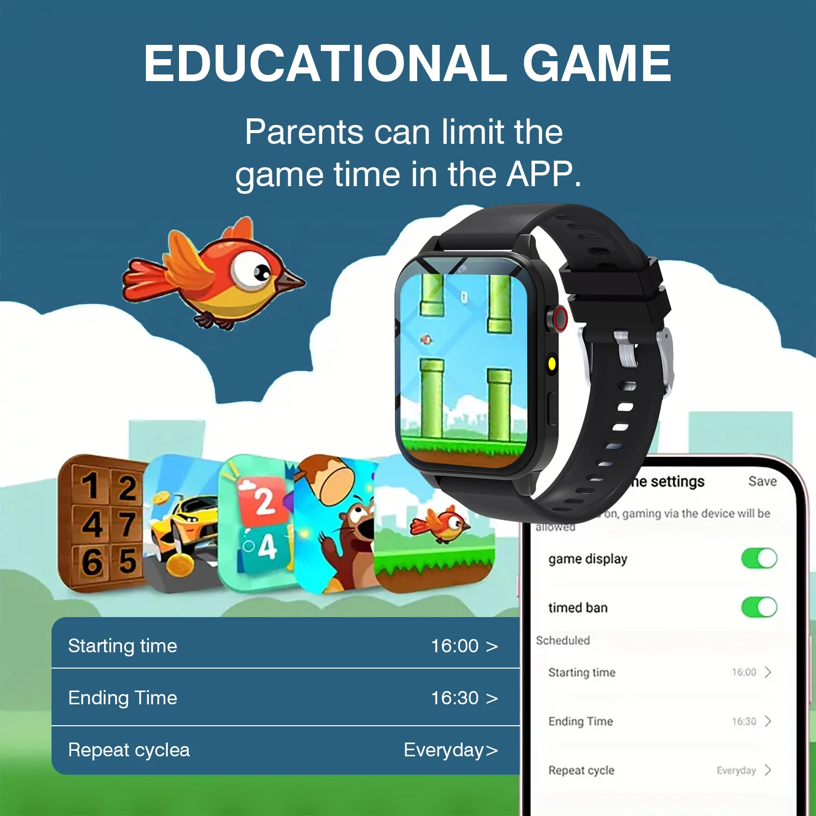 Jam Tangan Pintar Anak 18 Perm - Smartwatch Watches For Kid Boy Waterproof ulasan dan harga