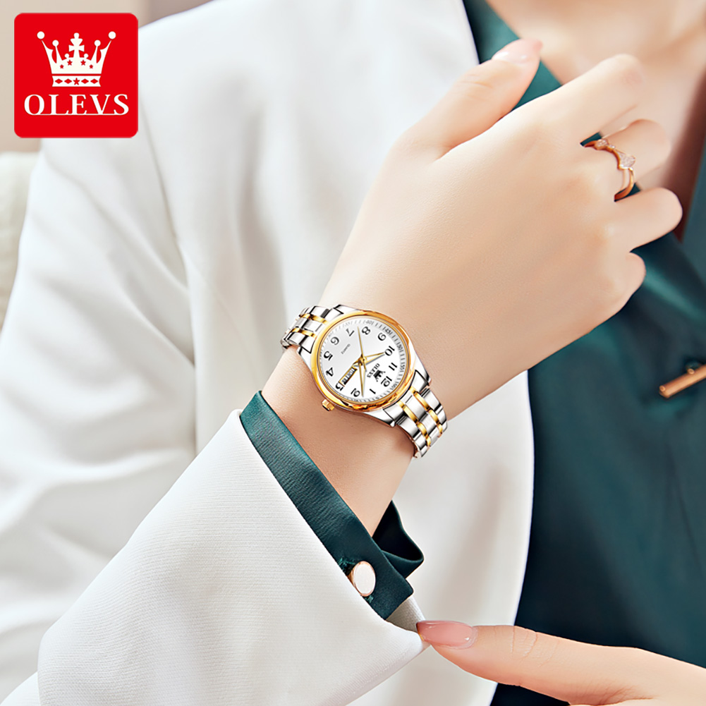 Jam Tangan Wanita Merk OLEVS Q - Watch Es ulasan dan harga