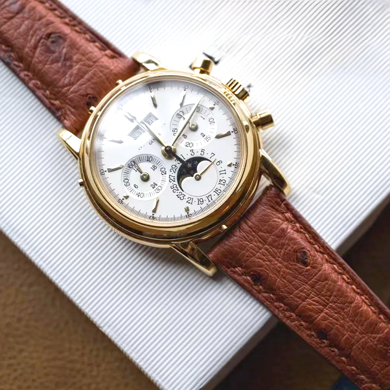 Tali Jam Tangan Kulit Pola Bur - Patek Philippe Watch Calatrava ulasan dan harga