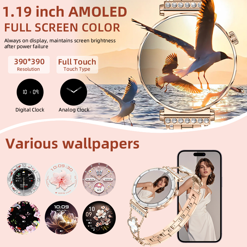 Jam Tangan Pintar Mewah Wanita - Smartwatch Latest Watches For Women ulasan dan harga