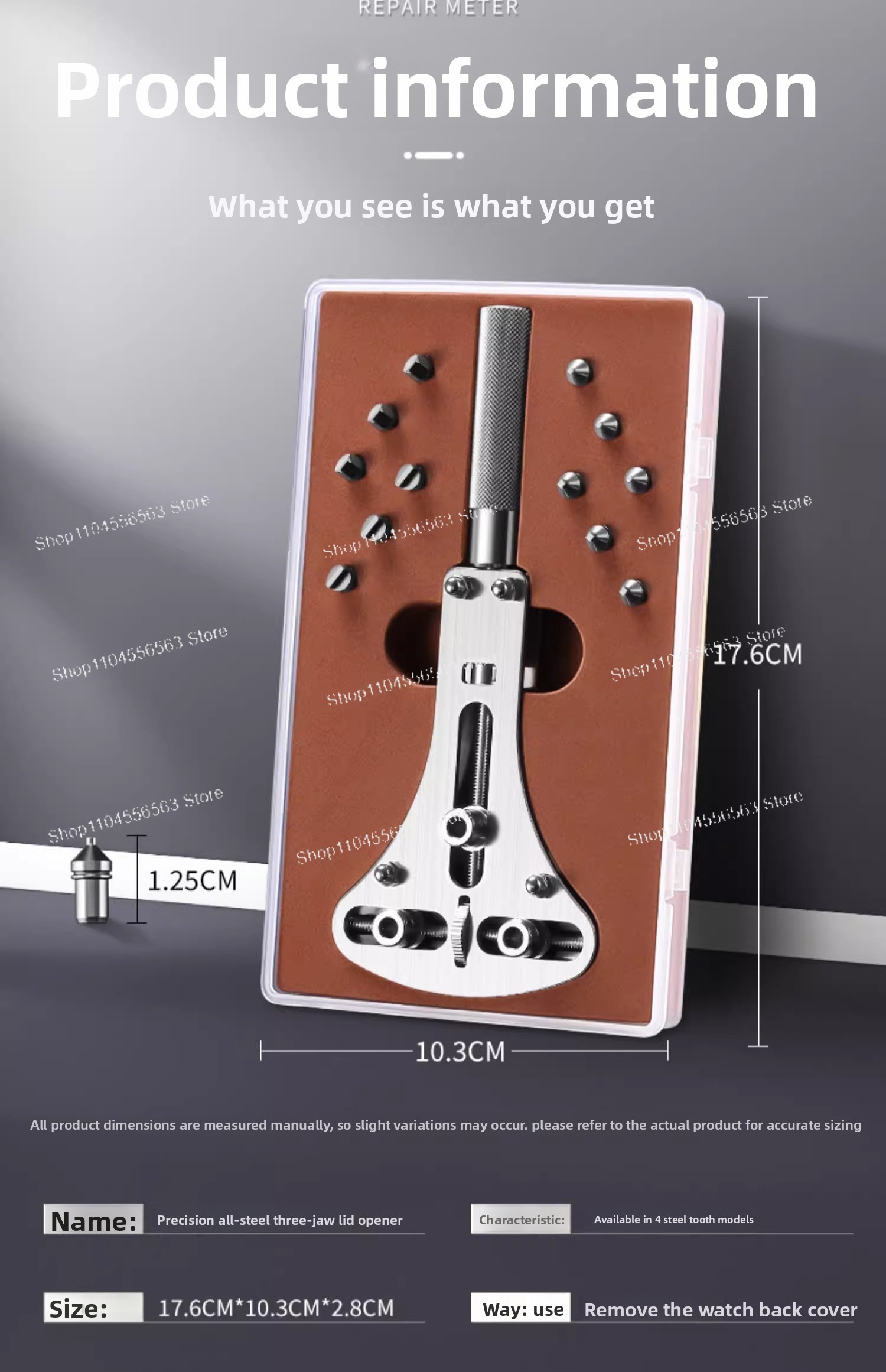 Pembuka Casing Jam Tangan Tiga - Case Back Opener ulasan dan harga