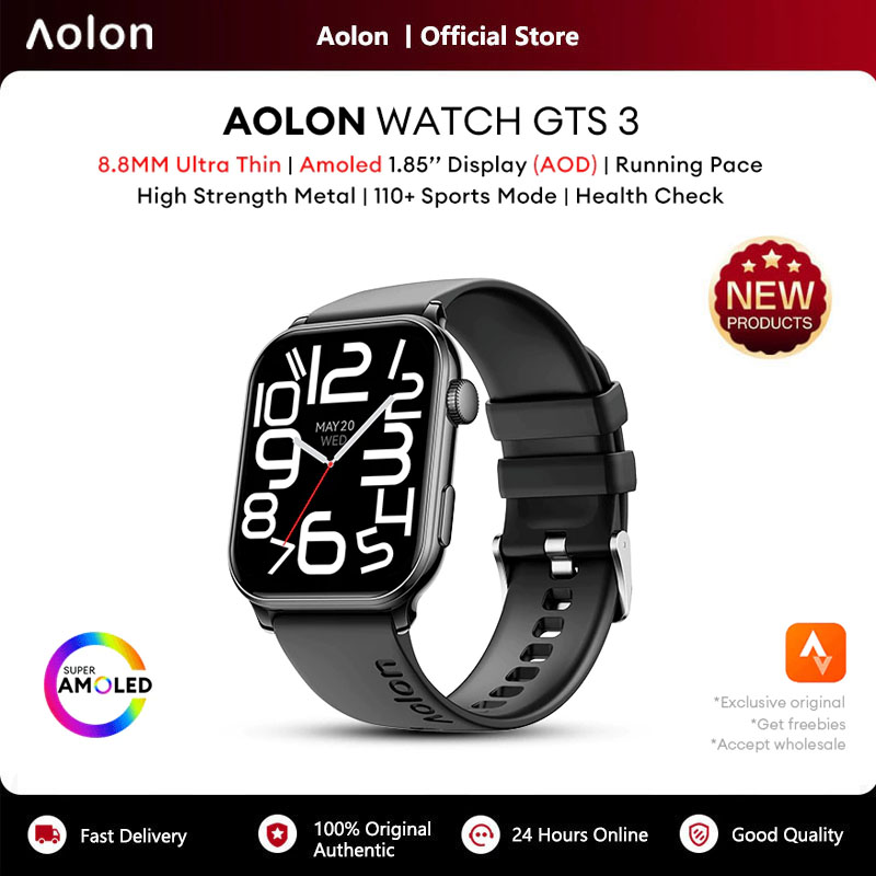 Aolon GTS3 Jam Tangan Pintar 1 - Smartwatch Watch Whatsapp ulasan dan harga