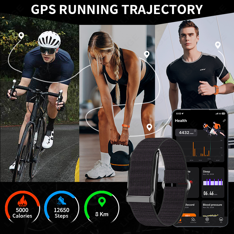 LIGE 100+ Pelacak Kebugaran Ol - Smartwatch Watches For Men ulasan dan harga