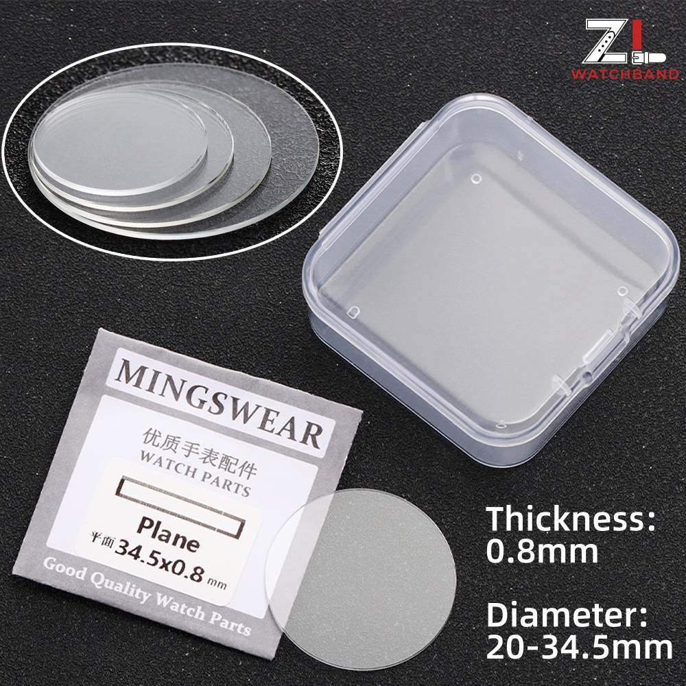 Ketebalan 0.8mm Diameter 20-34 - Watch Crystal Replacement ulasan dan harga