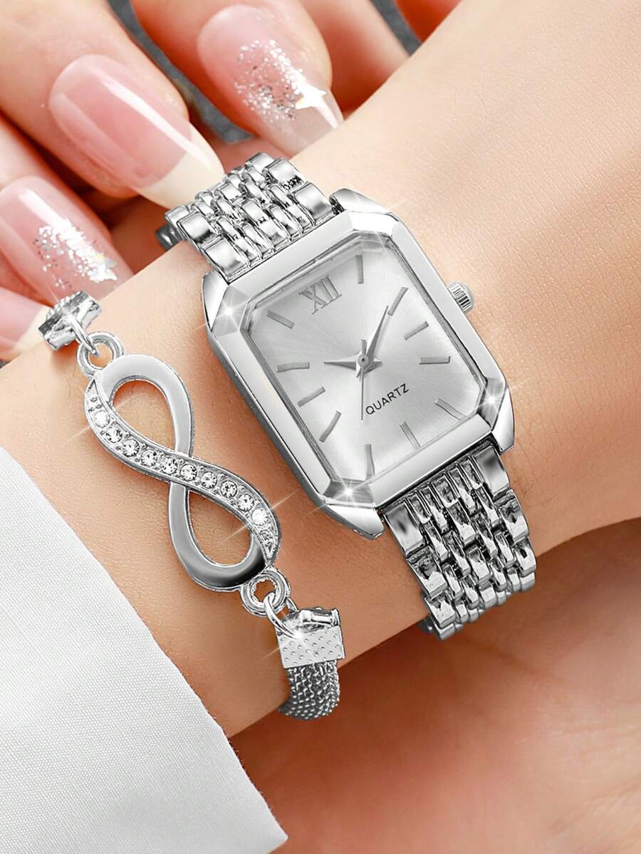 2pcs/Set Jam Tangan Quartz Ele - Watch Es ulasan dan harga